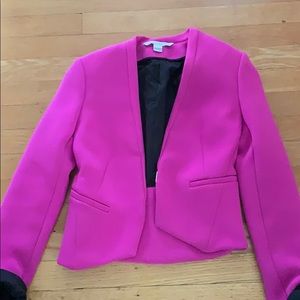 Magenta DVF blazer - worn once! Amazing quality